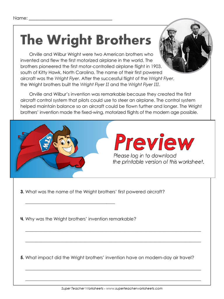 Wright Flyer: First Motorized Aircraft | PDF | Wright Brothers | Wright ...