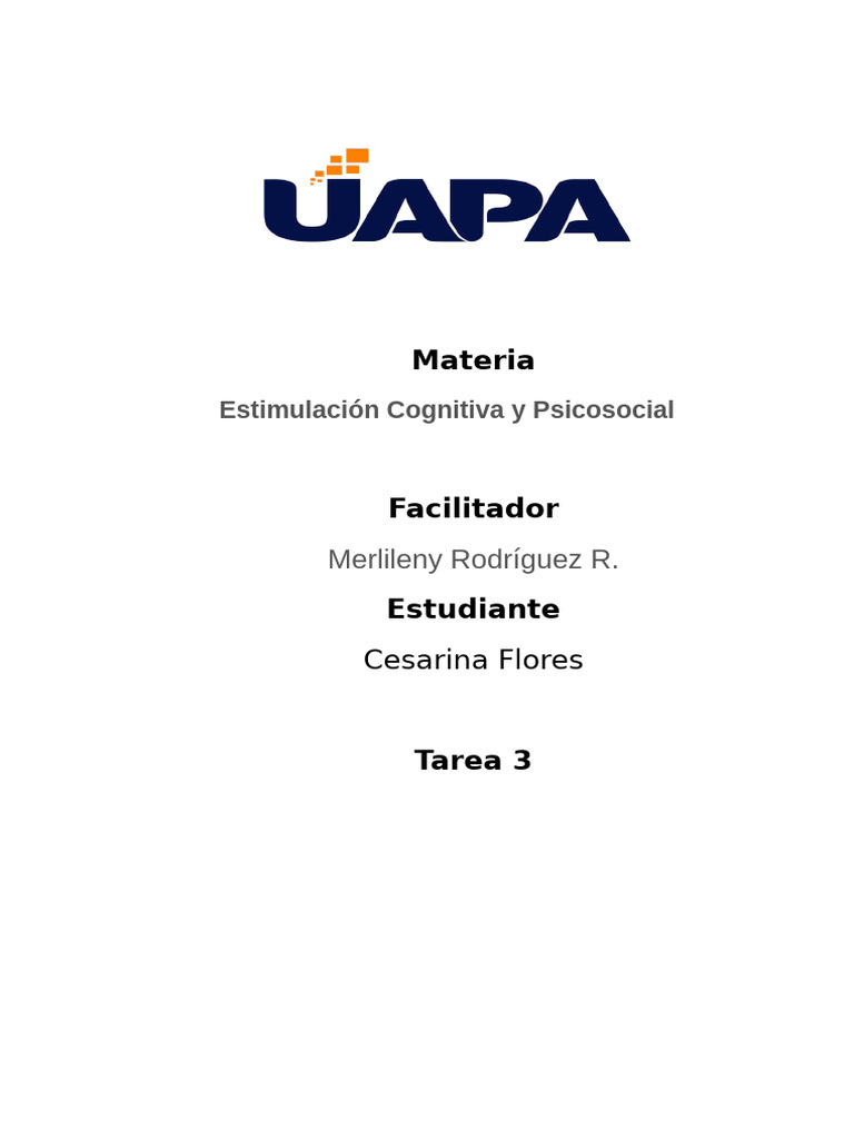 Programa de Estimulación para Rhut | PDF | Las emociones | Pensamiento