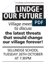 Sellindge Meeting 26 10 10 Poster A4