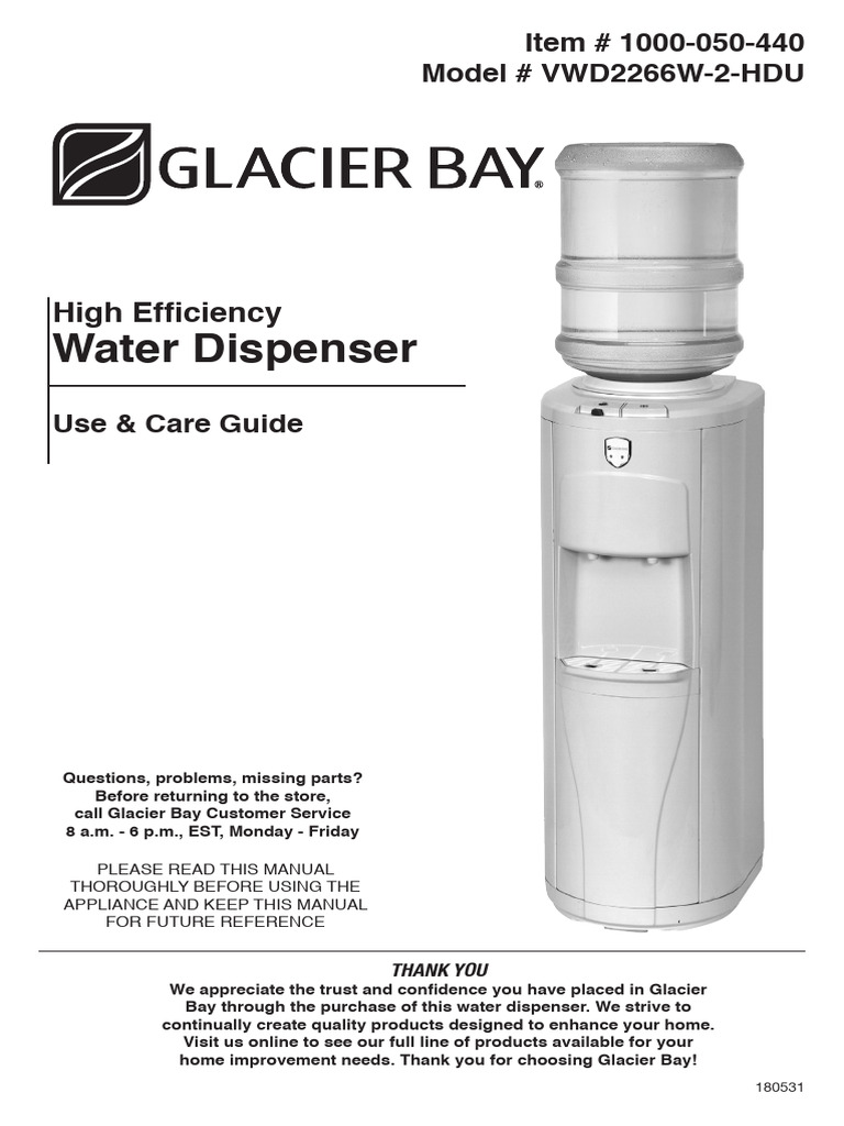Perfect Original Photos about  Glacier Bay Water Dispenser Manual  as Your HD Pictures