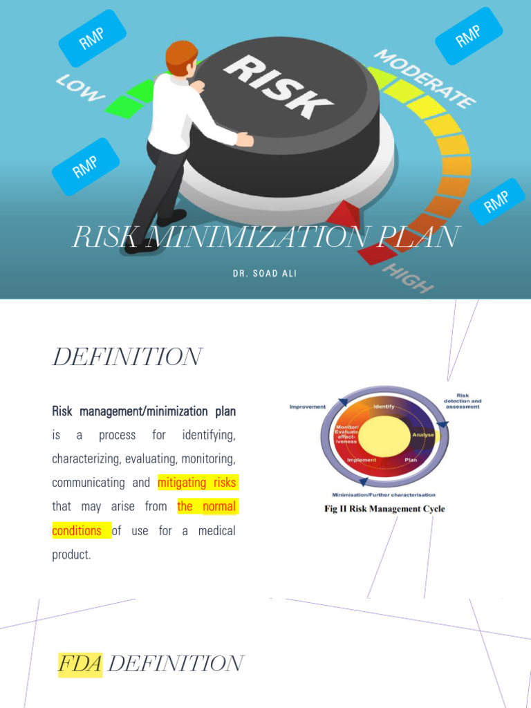 Risk Minimization Plan for Medical Products | PDF | Medical Error ...