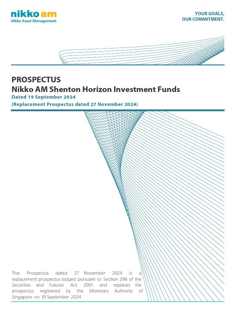 Nikko AM Shenton Horizon Fund Prospectus | PDF | Taxes | Business