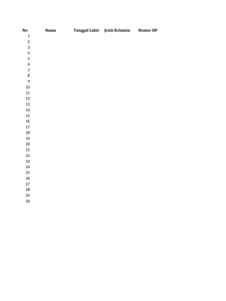 Latihan Admin 1 Entry Data Pdf