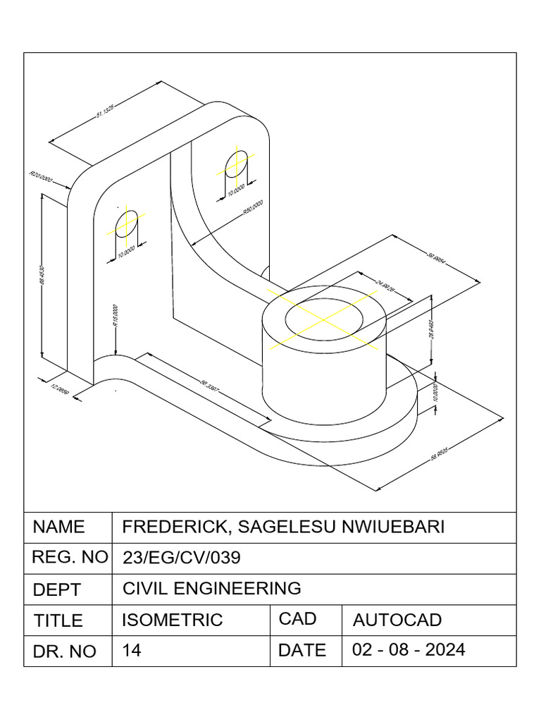 Civil Engineering Isometric Drawing Data | PDF