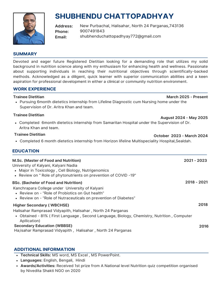 Blue and White Clean and Professional - 1