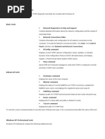 TCP/IP Troubleshooting Tools