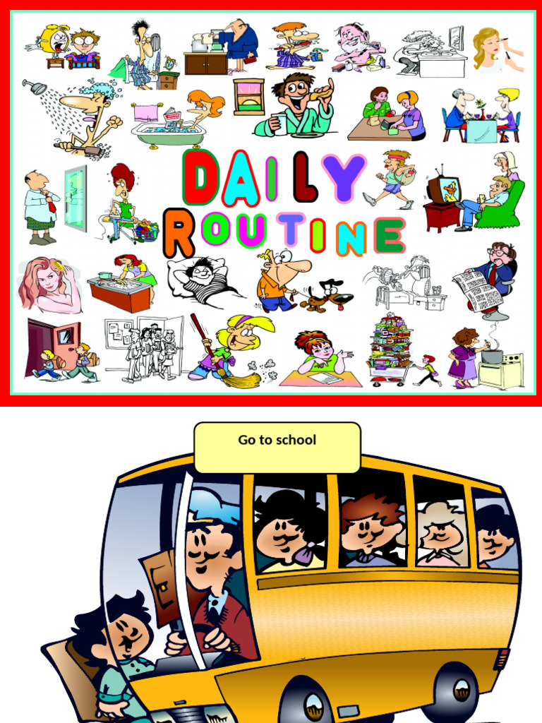 Daily Routine Part 2 Fun Activities Games 49565 | PDF