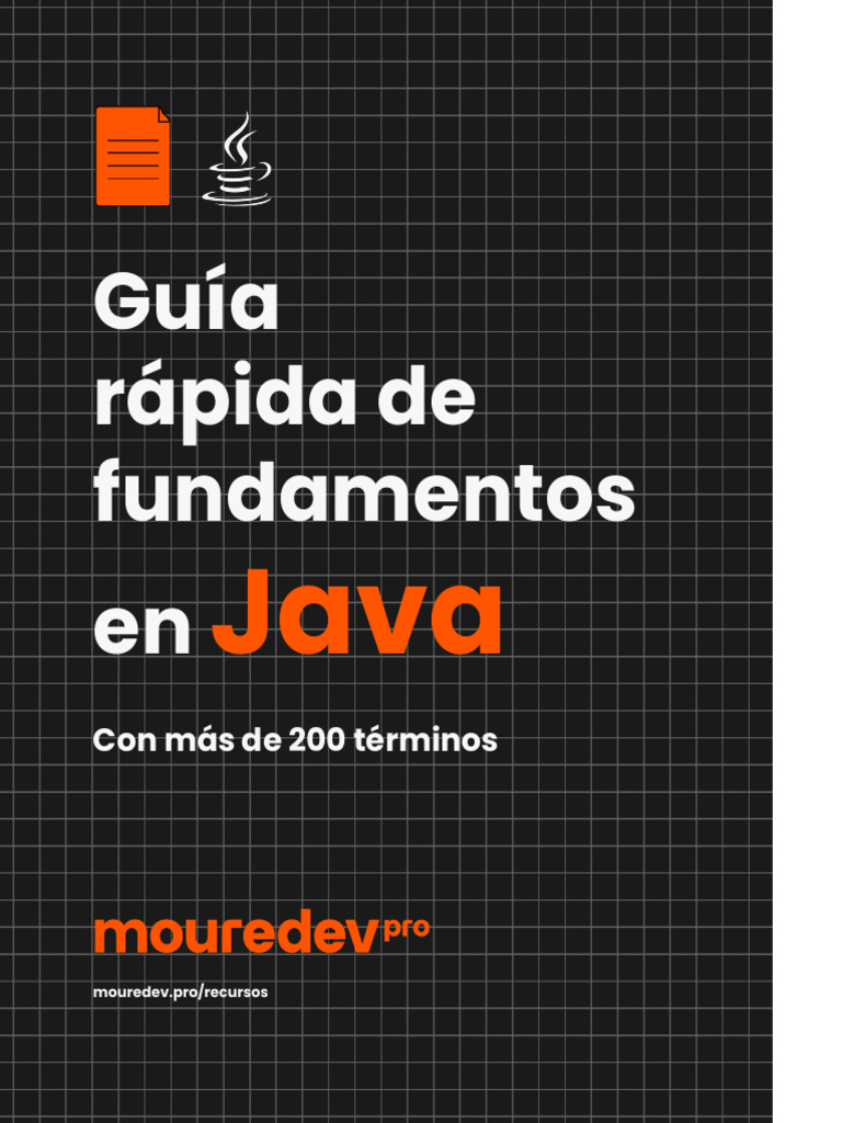 Guía Rápida de Fundamentos en Java | PDF | Java (lenguaje de ...