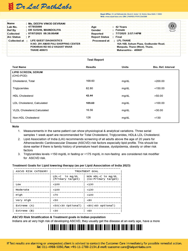 Page 1 of 3 | PDF | Diseases And Disorders | Lipid