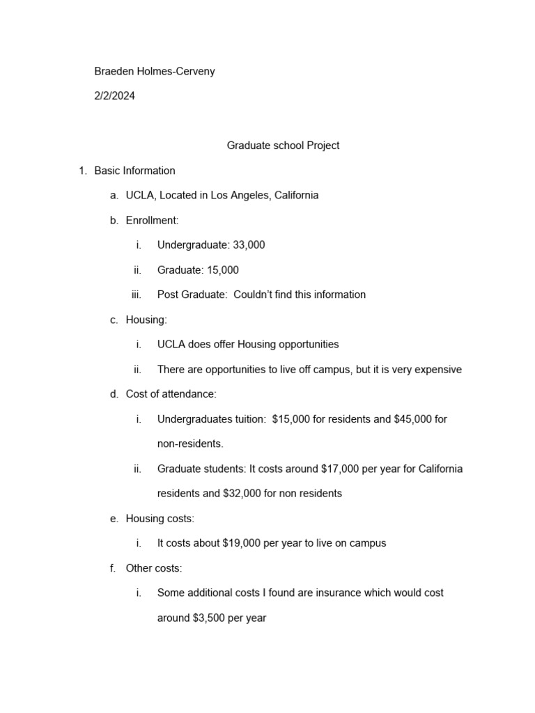 Graduate School Project Pdf Doctor Of Philosophy Psychologist