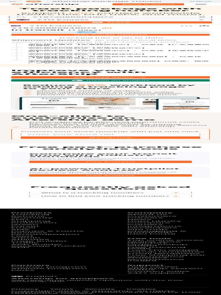 AfterShip Package Tracking Solutions | PDF | United Parcel Service ...