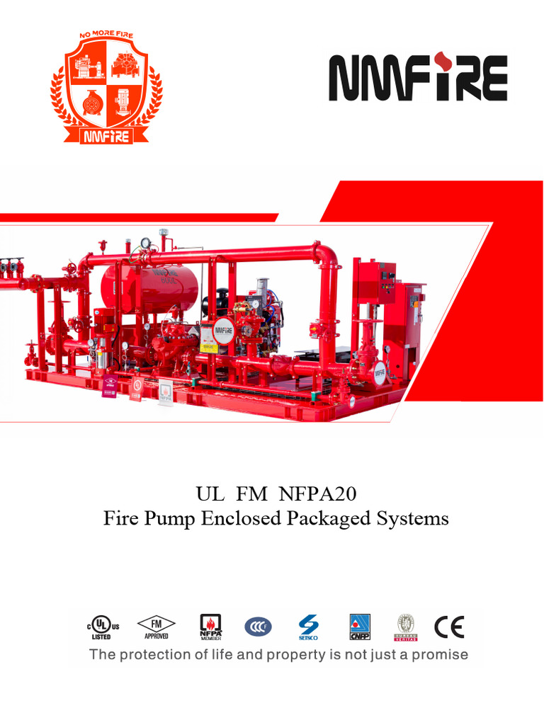 NFPA 20 Fire Pump System Guidelines | PDF | Pump | Horsepower