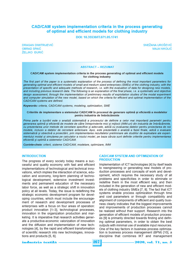 CAD CAM System Implementation Criteria I | PDF | Business Process ...