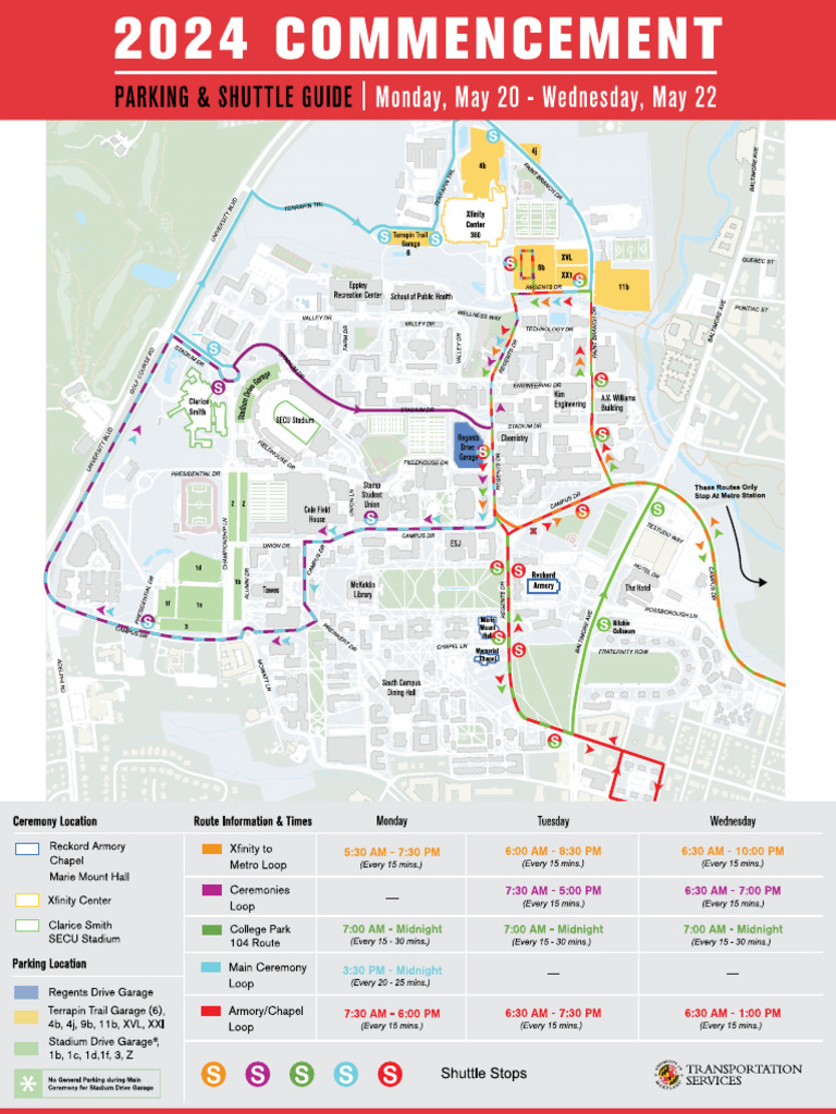 2024 Parking and Transportation Map | PDF