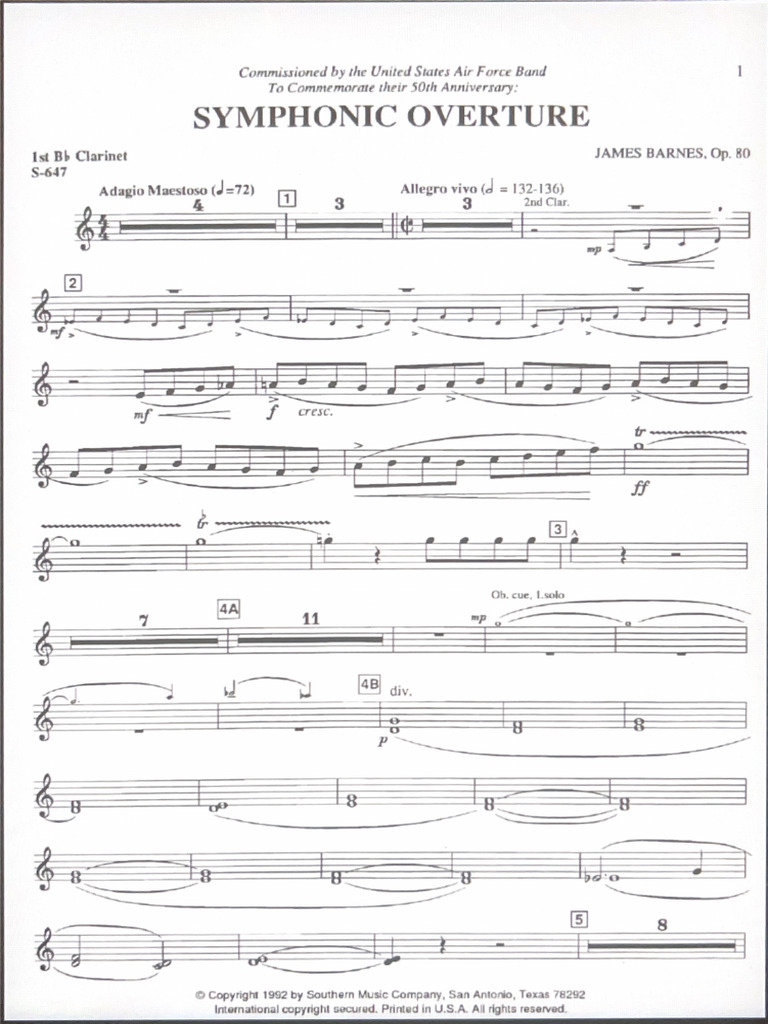 Symphonic Overture | PDF