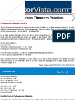 Pythagorean Theorem Practice