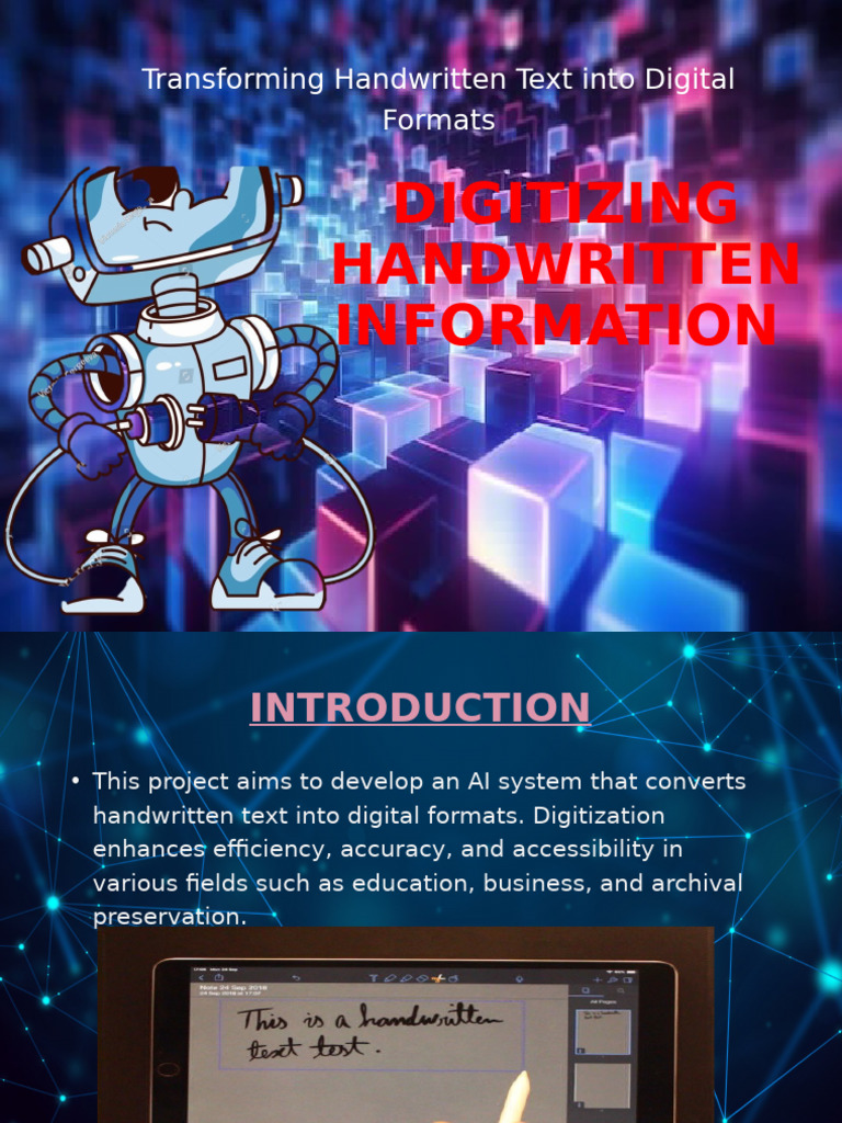 AI Handwriting Digitization System | PDF | Optical Character ...