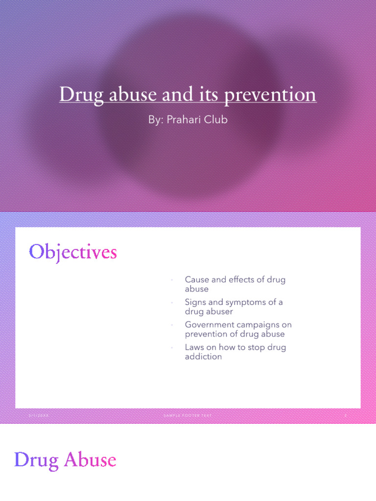 Drug Abuse and Its Prevention | PDF | Substance Abuse | Substance ...