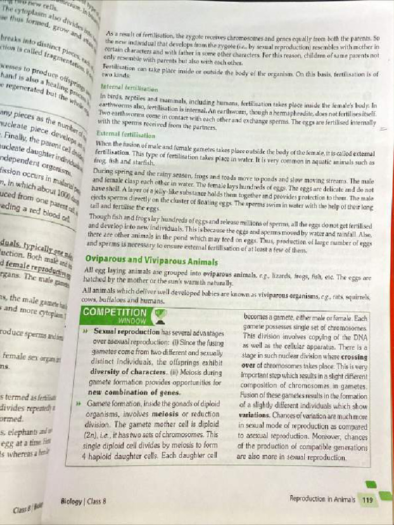 Bio Class 8 IMP-61 | PDF