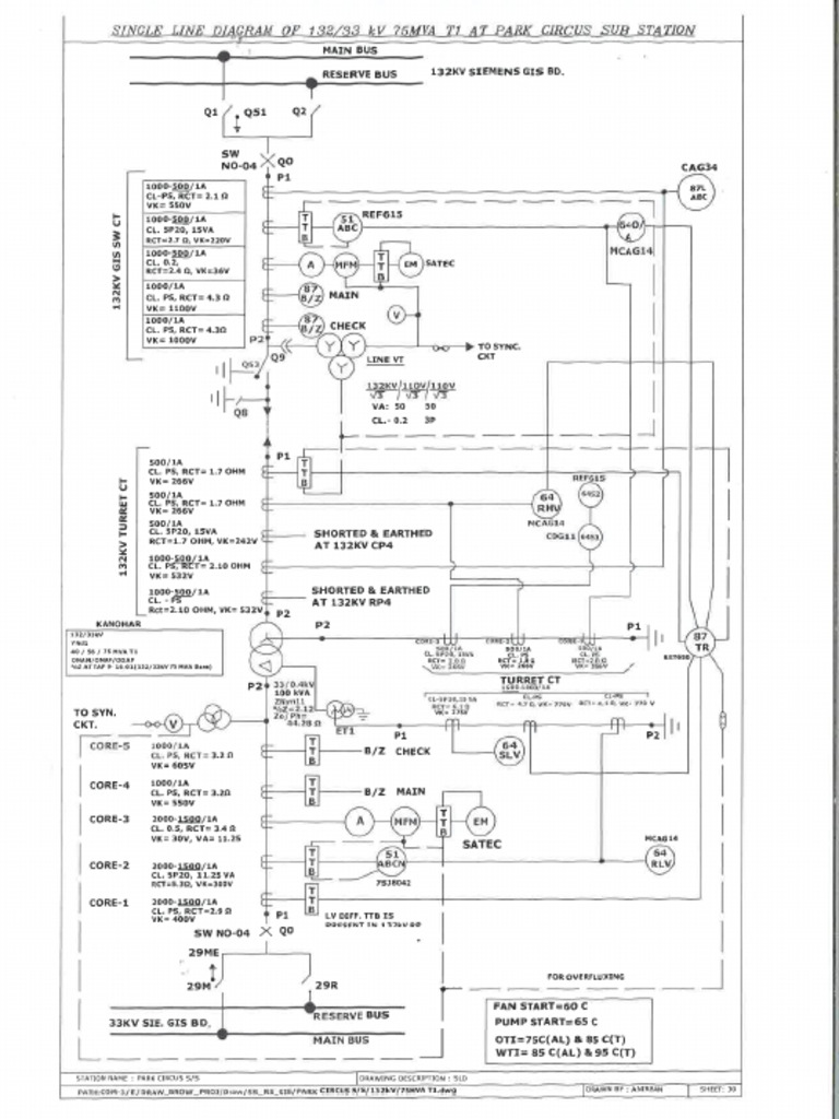 75MVA TR SLD - Trip Logic | PDF