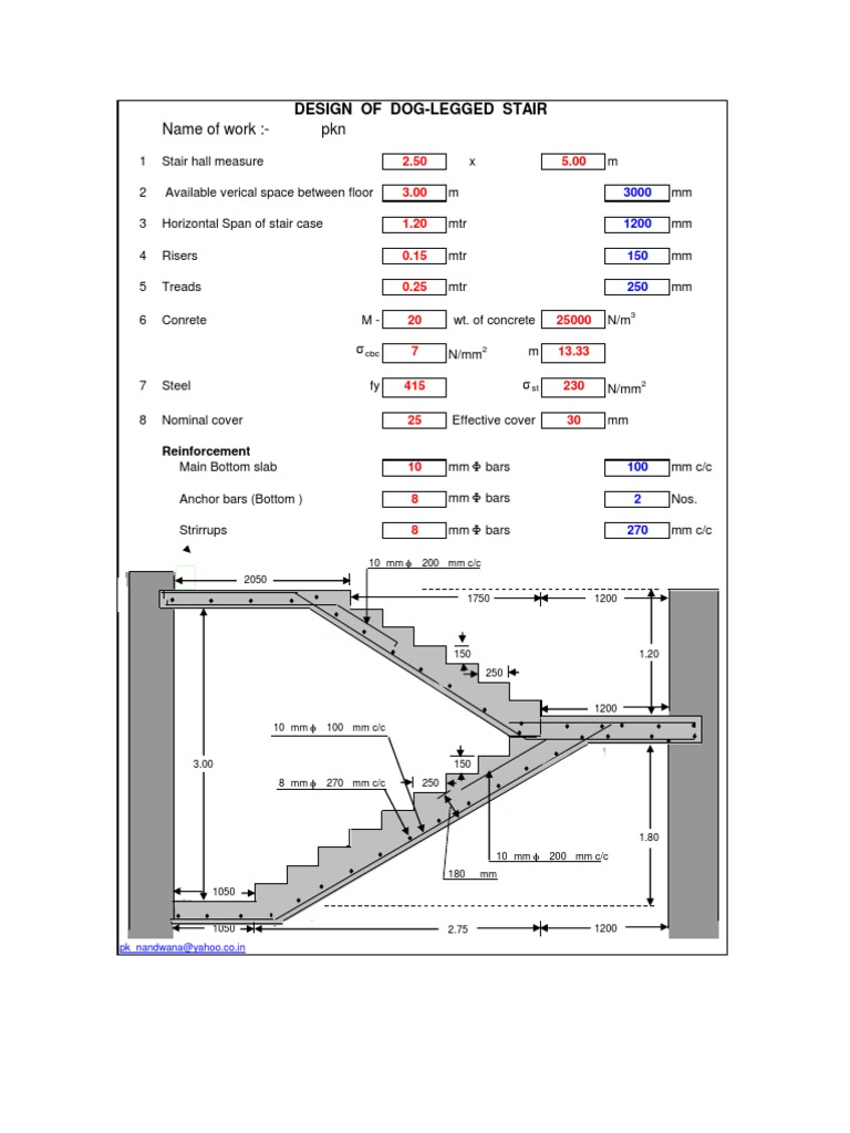 Dog Legged Stair Case Stairs Architectural Design