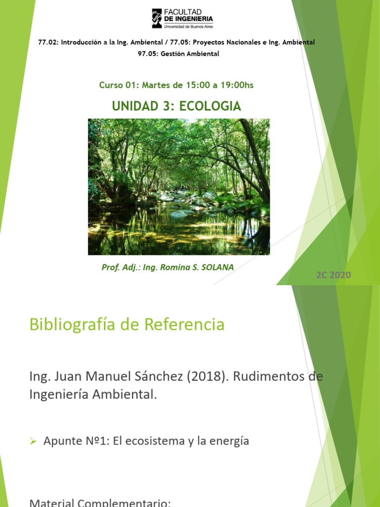 Clase 3 - Ecosistema | PDF | Fotosíntesis | Organismos