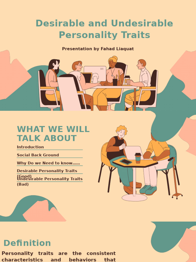 Desirable vs. Undesirable Traits PDF Integrity Deception