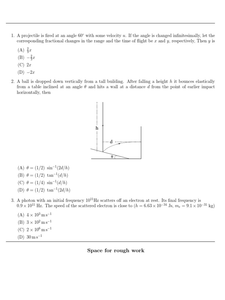 ISAT 2011 Question Paper | PDF