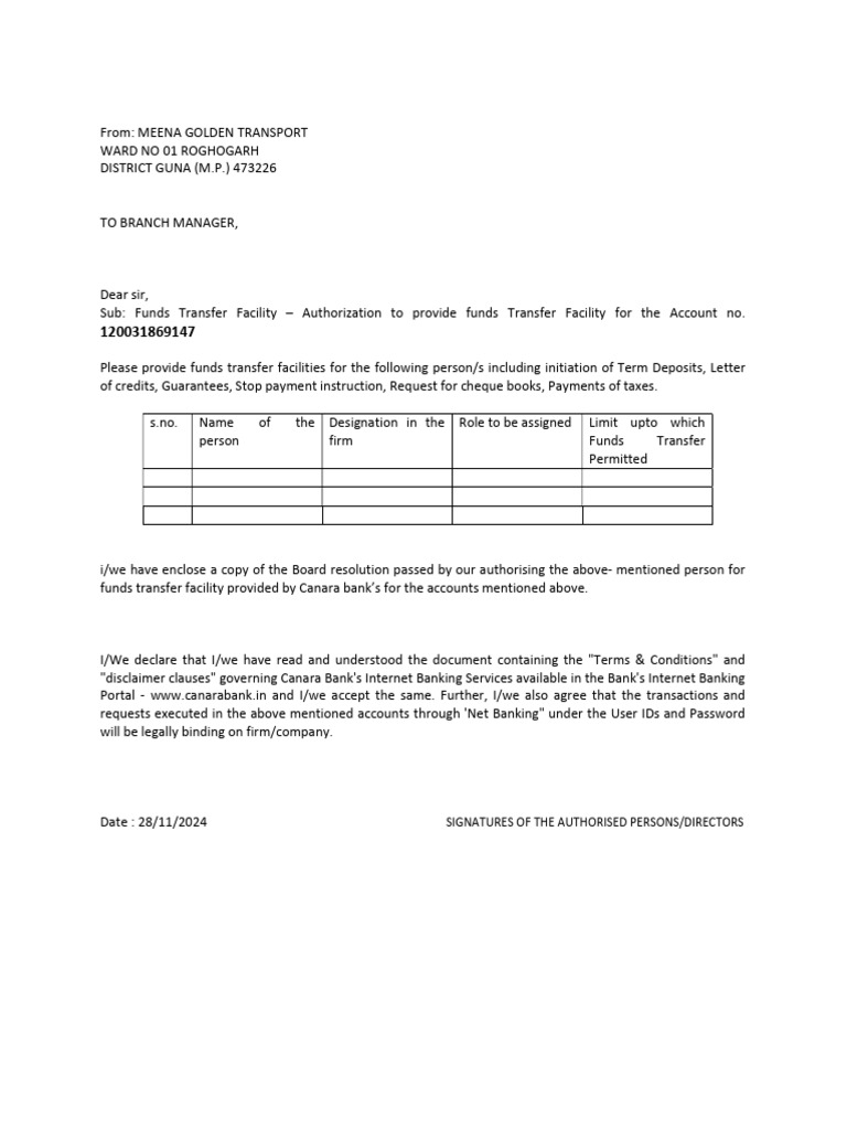 Canara CC | PDF