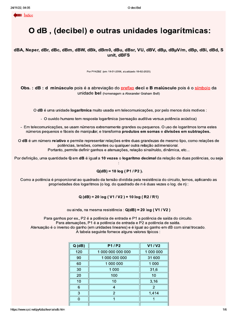O Decibel | PDF