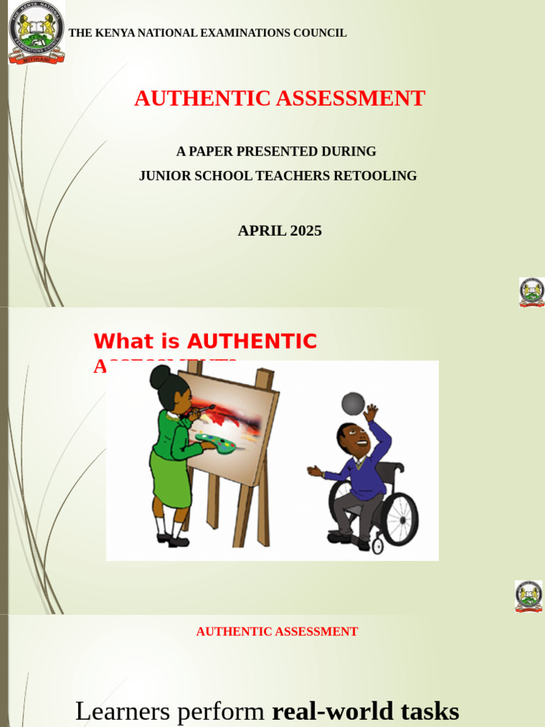 Authentic Assessment in Schools Systems | PDF | Learning | Knowledge