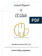 IT Club Report 2011 12
