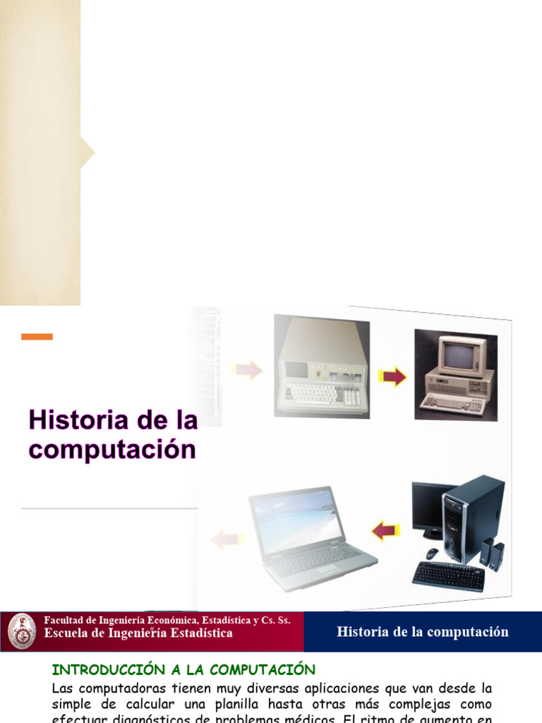 BIC01 Clase1 Historia | PDF | Almacenamiento de datos de la computadora ...