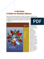 Guide ecosystem services development decisions