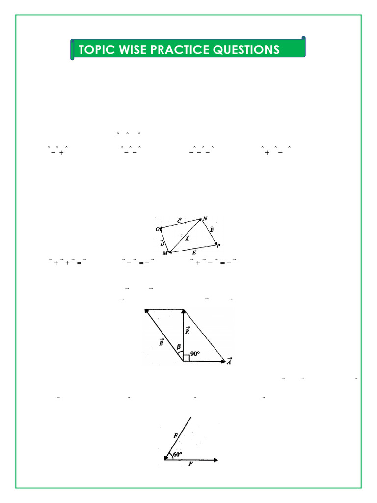 Vector Operations and Resultants | PDF | Acceleration | Force
