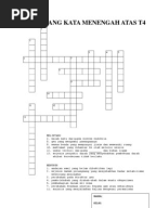 Teka Silang Kata Matematik Tahap 1 2 Soalan1