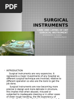 Surgical Instrument Handling Guide | PDF | Surgery | Medicine