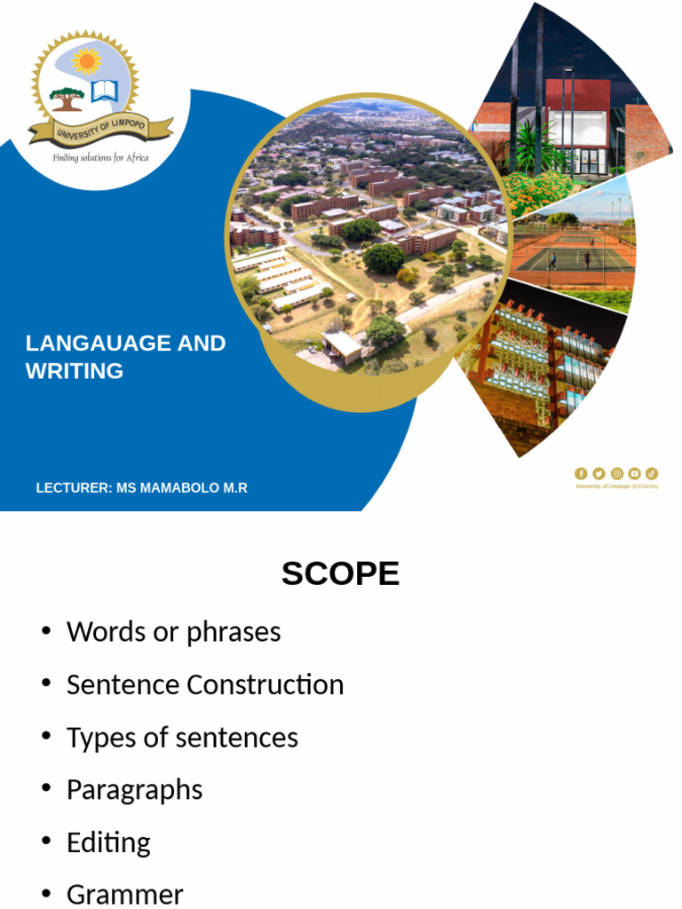 Language and Writing Fundamentals Guide | PDF | Subject (Grammar ...