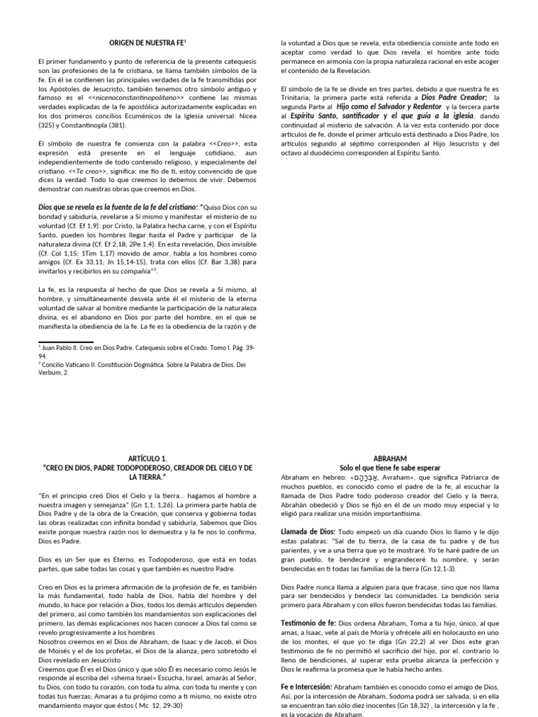 Fundamentos de la Fe Cristiana | PDF | Cristo (título) | eucaristía