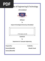 L.J.Institute of Engineering & Technology: Seminar