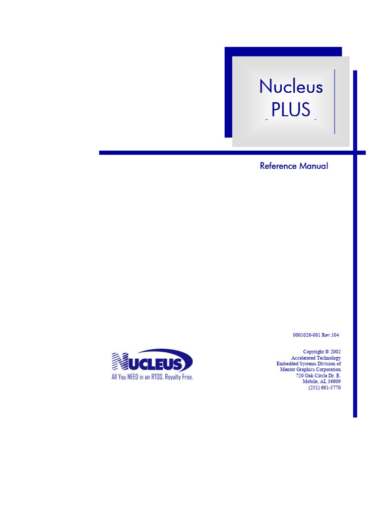 Nucleus PLUS Reference Manual | PDF | License | Software