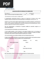 FORMATO AMONESTACIÓN ESCRITA Y PRIVACIÓN DE ASISTENCIA AL 