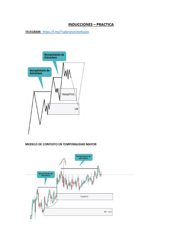 Inducciones en Trading: Temporalidades y Entradas | PDF