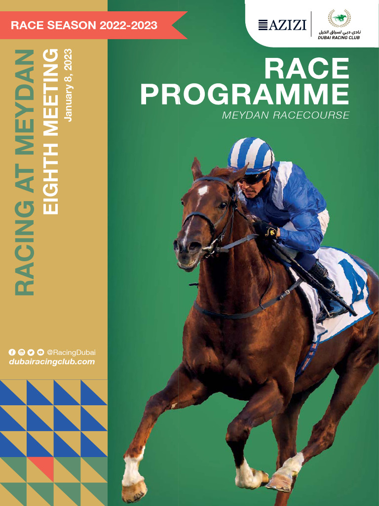 Race Programme 8 Jan en | PDF | Horse Racing | Animal Racing