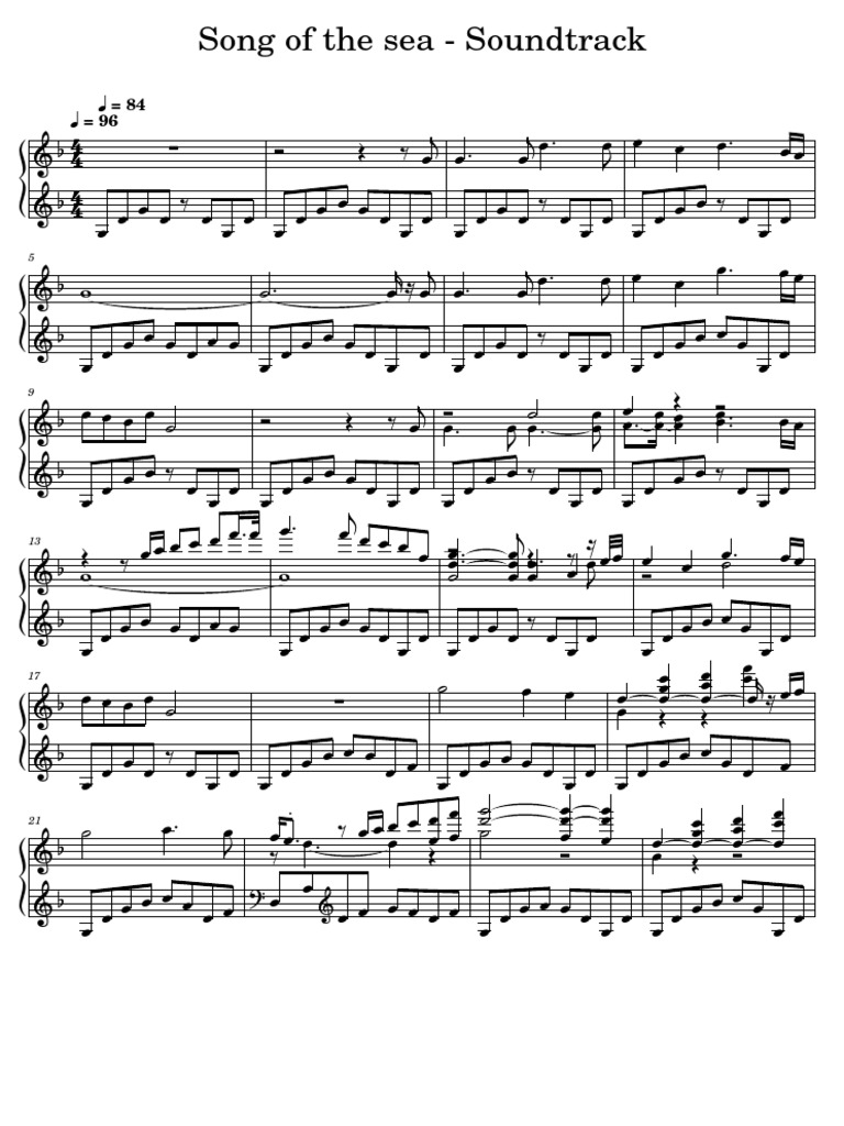 Song of the Sea Soundtrack Overview | PDF