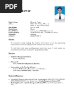 Masroor Anwar CV
