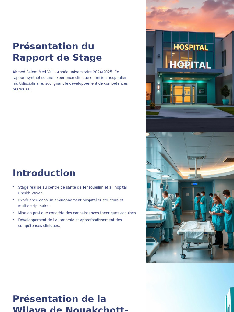 Rapport de Stage en Milieu Hospitalier | PDF | Allaitement | Hôpital