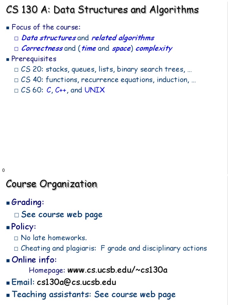 Data Structures and Algorithms Overview | PDF | Router (Computing ...