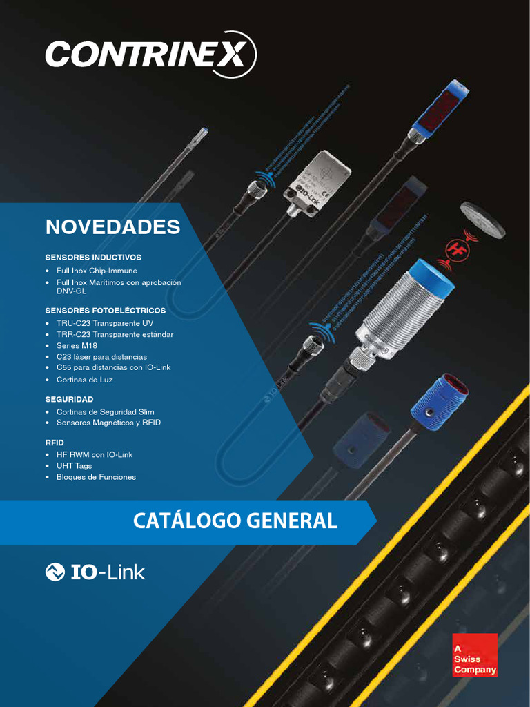 Sensores Inductivos y Fotoeléctricos Contrinex | PDF | Inductor | Sensor
