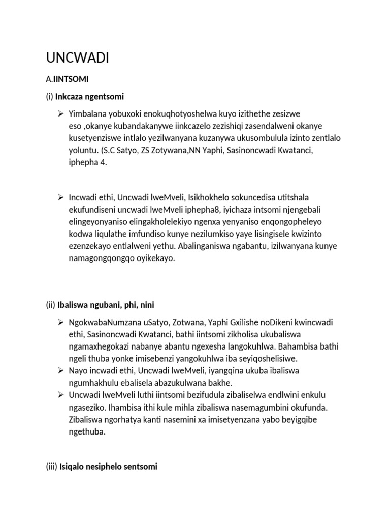 iintsomi-ubuchule-isakhiwo-nezinto-pdf